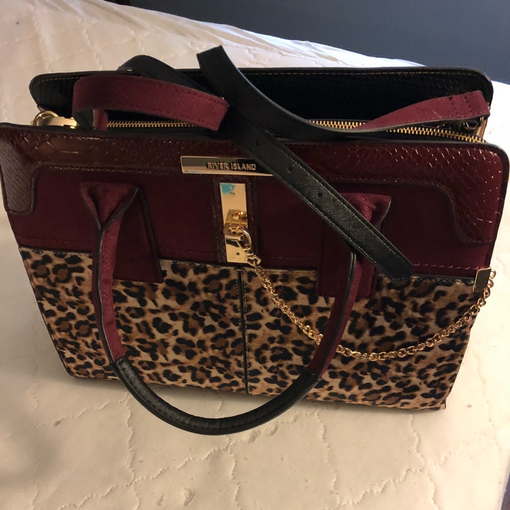 River Island Leopard Purse